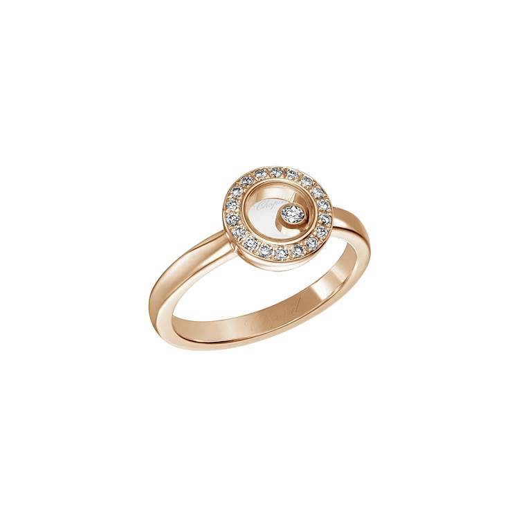 Gold Ring Chopard Happy Diamonds 82A017-5210