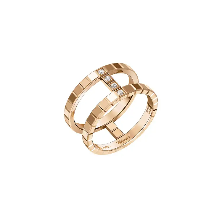 Gold Ring Chopard Ice Cube 827006-5007