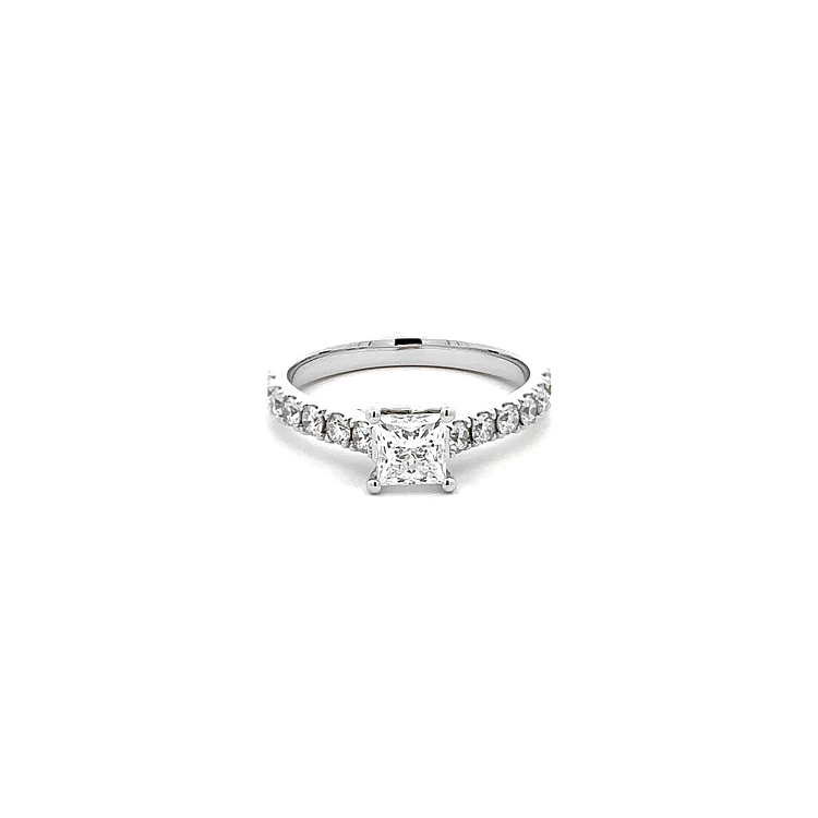 Gold Engagement Ring Diamonds
