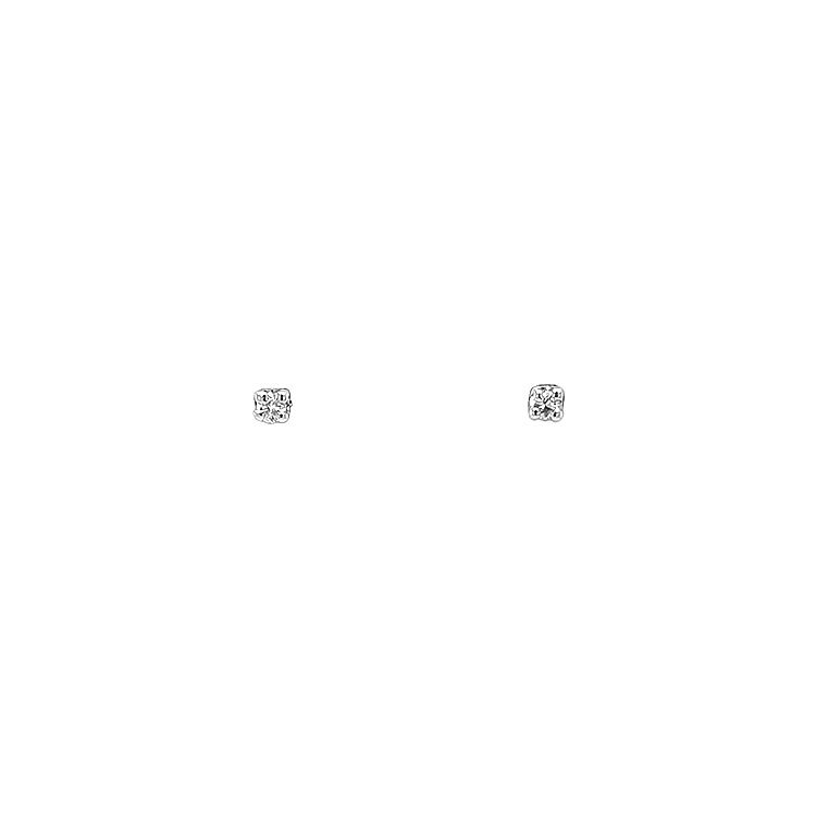 Gold Earrings with Diamonds