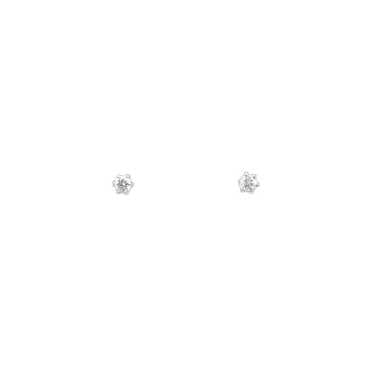 Gold Earrings with Diamonds