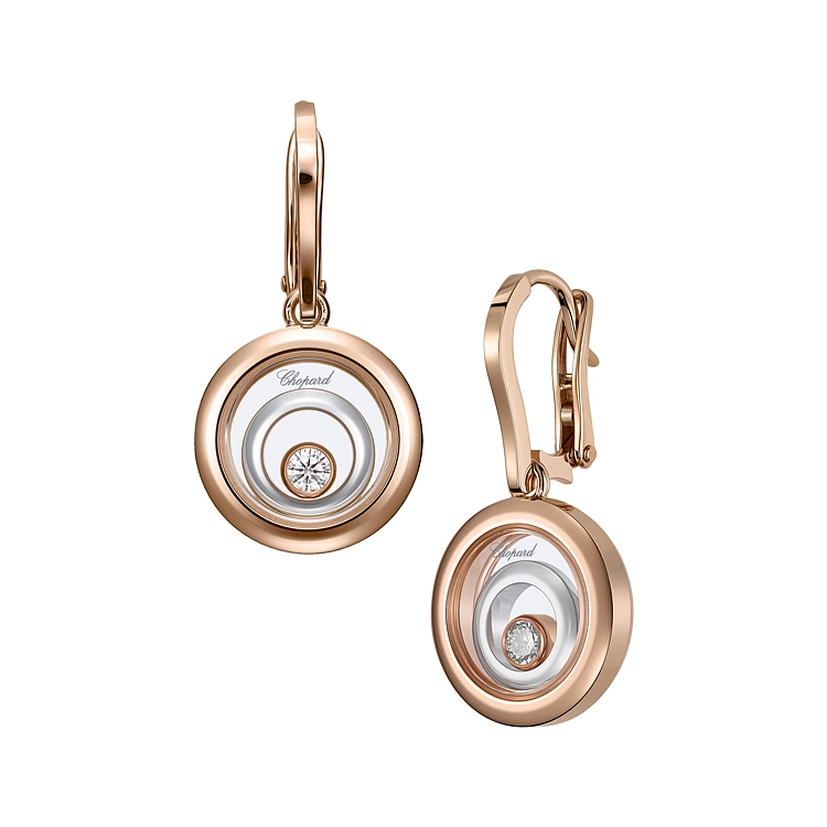Gold Earrings Chopard Happy Spirit 838230-9001