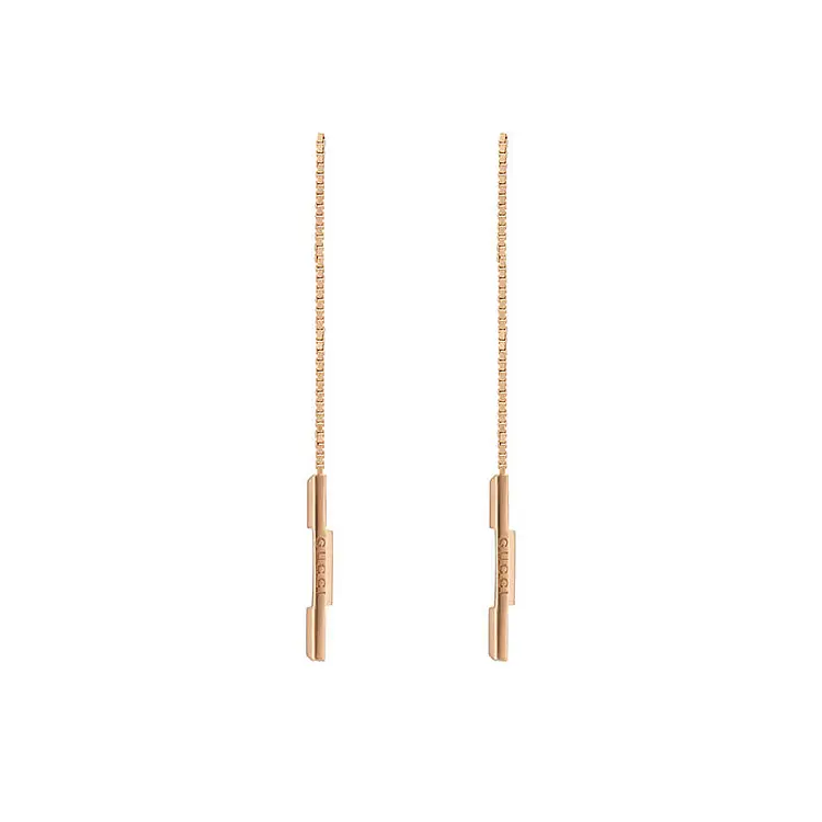 Gold Earrings Gucci Link to Love YBD66211500200U
