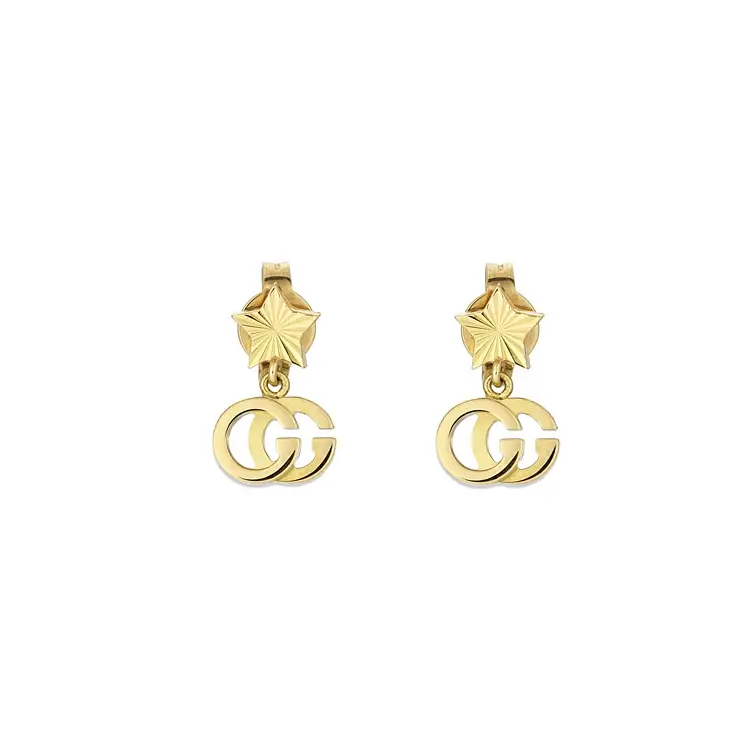 Gold Earrings Gucci GG Running Star YBD64860400100U