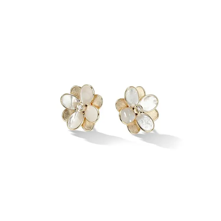 Gold Earrings Marco Bicego Lunaria OB1678 MPW B Y