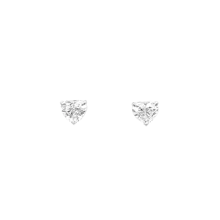 Gold Pecky Earrings with Diamonds