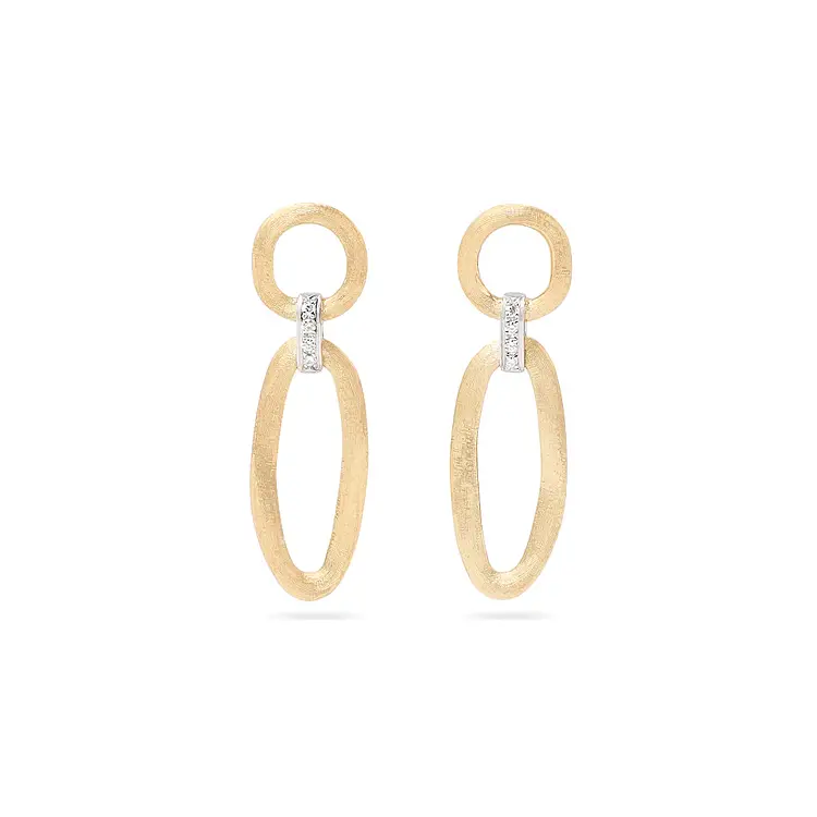 Gold Earrings Marco Bicego Jaipur Link OB1811 B YW