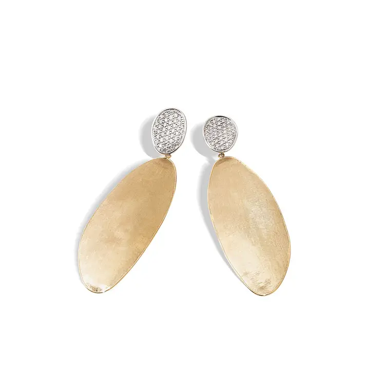 Gold Earrings Marco Bicego Lunaria OB1412 B1 YW