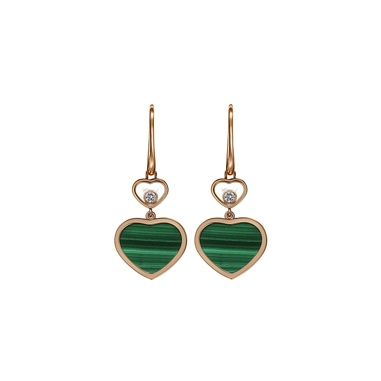 Gold Earrings Chopard Happy Hearts 837482-5111