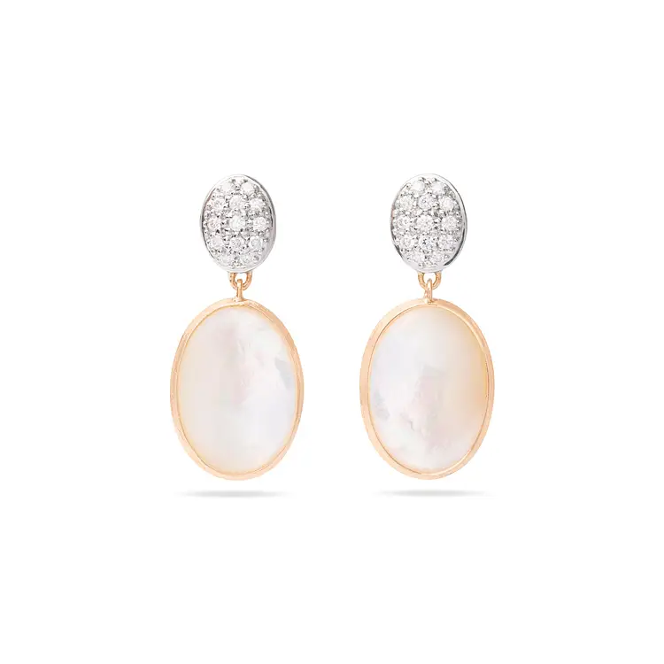 Gold Earrings Marco Bicego Siviglia OB1799-B MPW YW