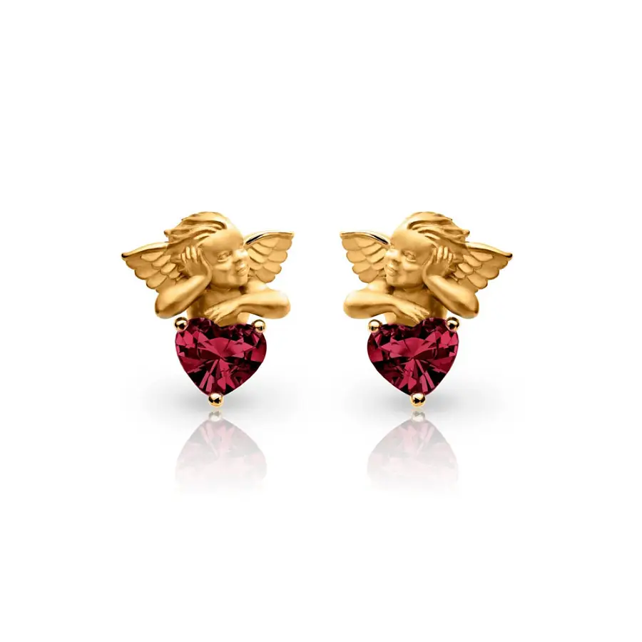 Gold Earrings Carrera y Carrera My Angel Heart