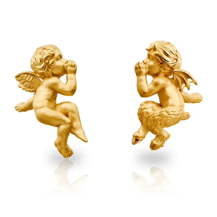 Gold Earrings Carrera y Carrera Sweet Templation