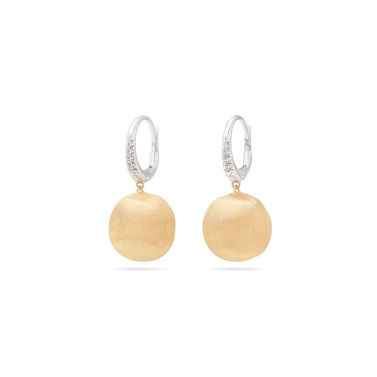 Gold Earrings Marco Bicego Africa OB1884-M B YW Q6
