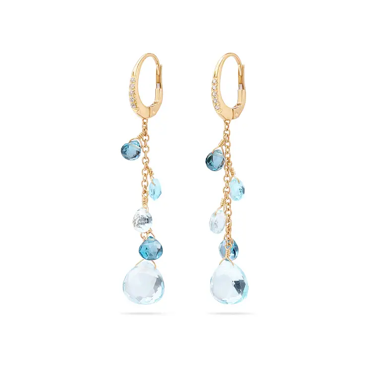 Gold Earrings Marco Bicego Paradise OB1743-MB TP01 Y