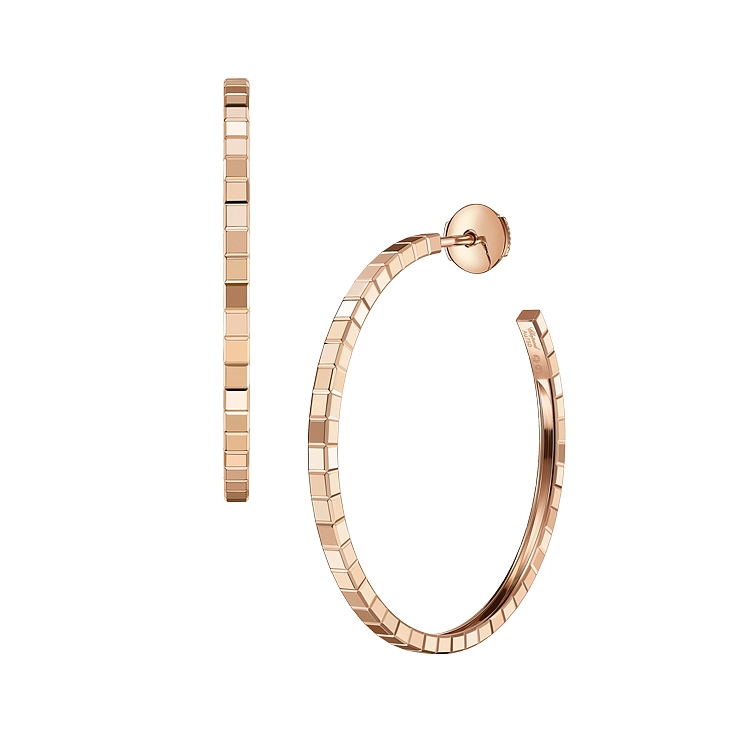 Gold Earrings Chopard Ice Cube 837702-5007