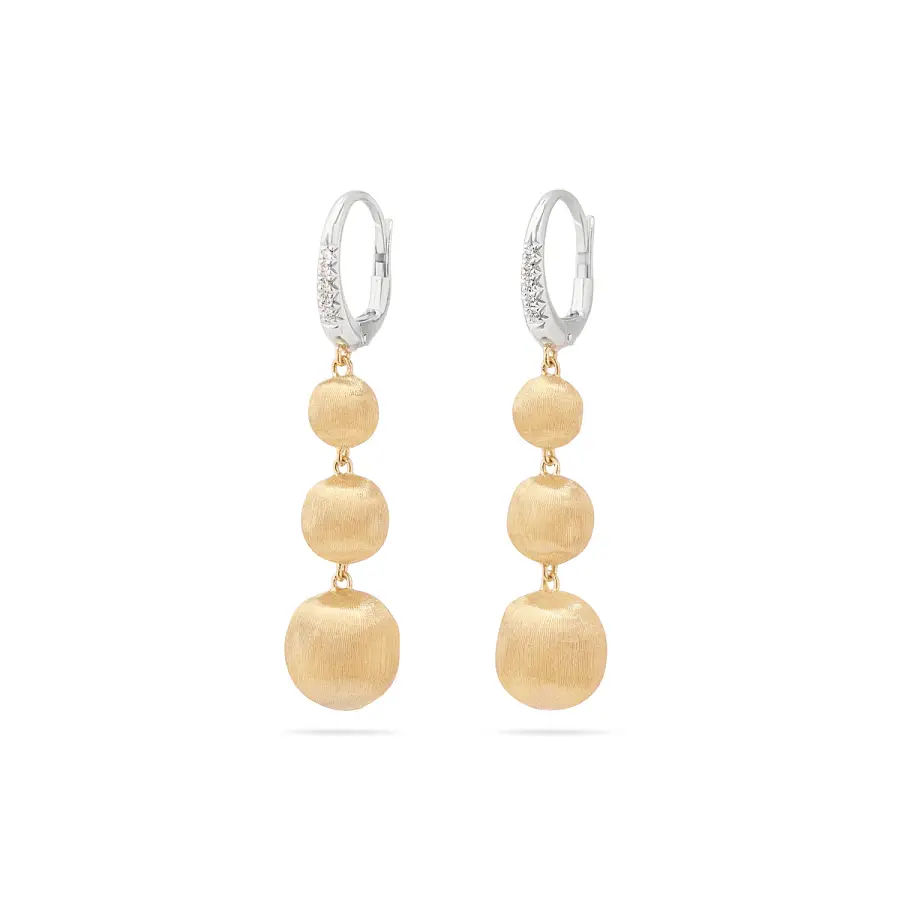 Gold Earrings Marco Bicego Africa OB1885-M B YW Q6
