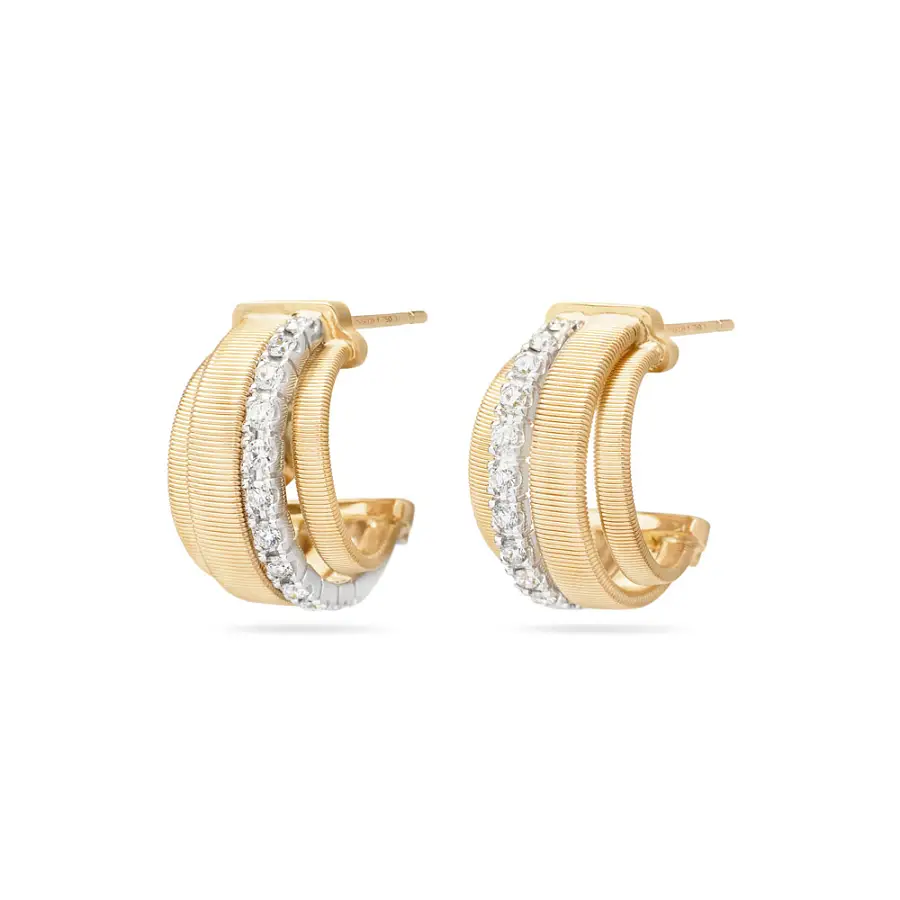 Gold Earrings Marco Bicego Masai OG413 B YW M5
