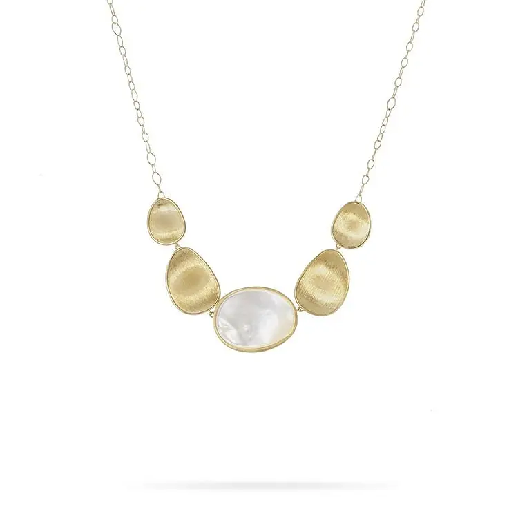 Gold Necklace with Pearl Marco Bicego Lunaria