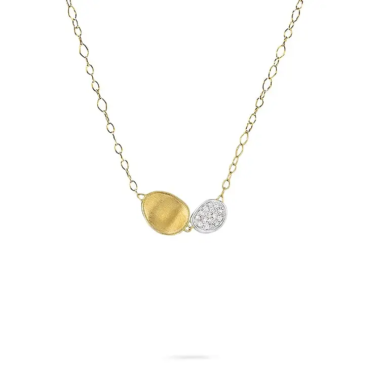Gold Necklace with Diamonds Marco Bicego Lunaria