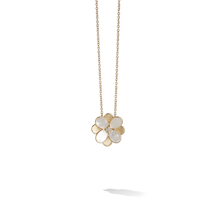Gold Marco Bicego Lunaria Necklace CB2434-MPW B Y