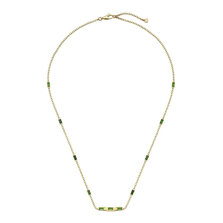 Gold Gucci Link to Love Necklace YBB70239400200U