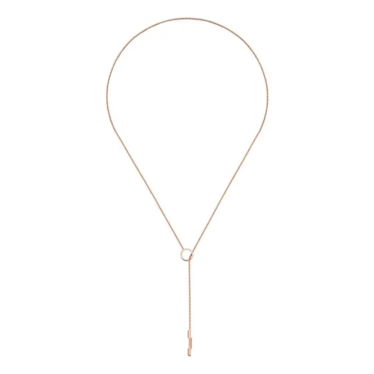 Gold Gucci Linked to Love Necklace YBB66211000200U