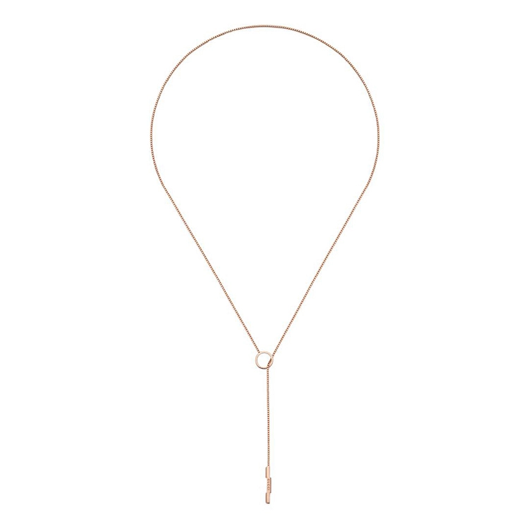 Gold Gucci Linked to Love Necklace YBB66211000200U