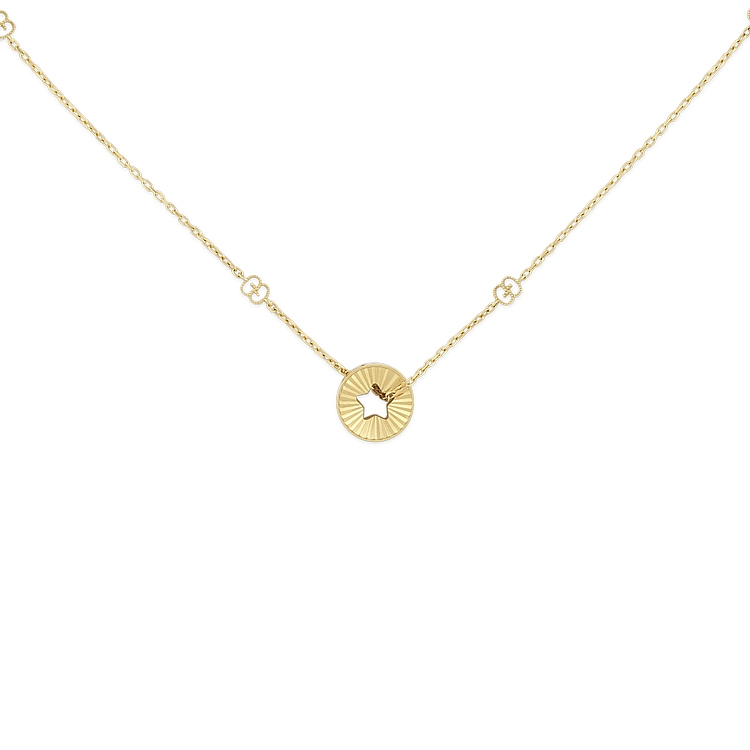 Gold Gucci Icon Necklace YBB729363001