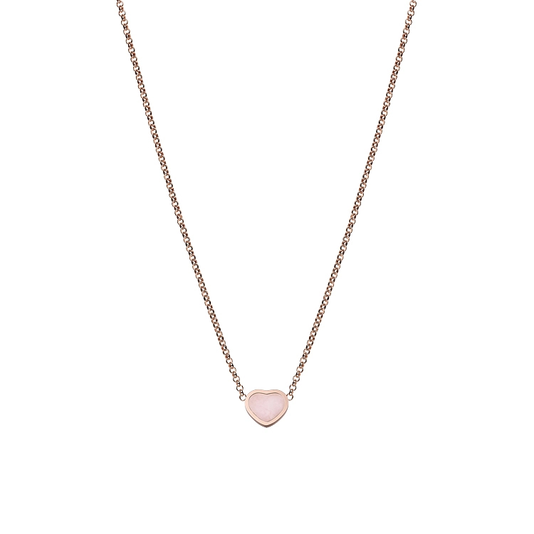 Gold Chopard Happy Hearts Necklace 81A086-5620