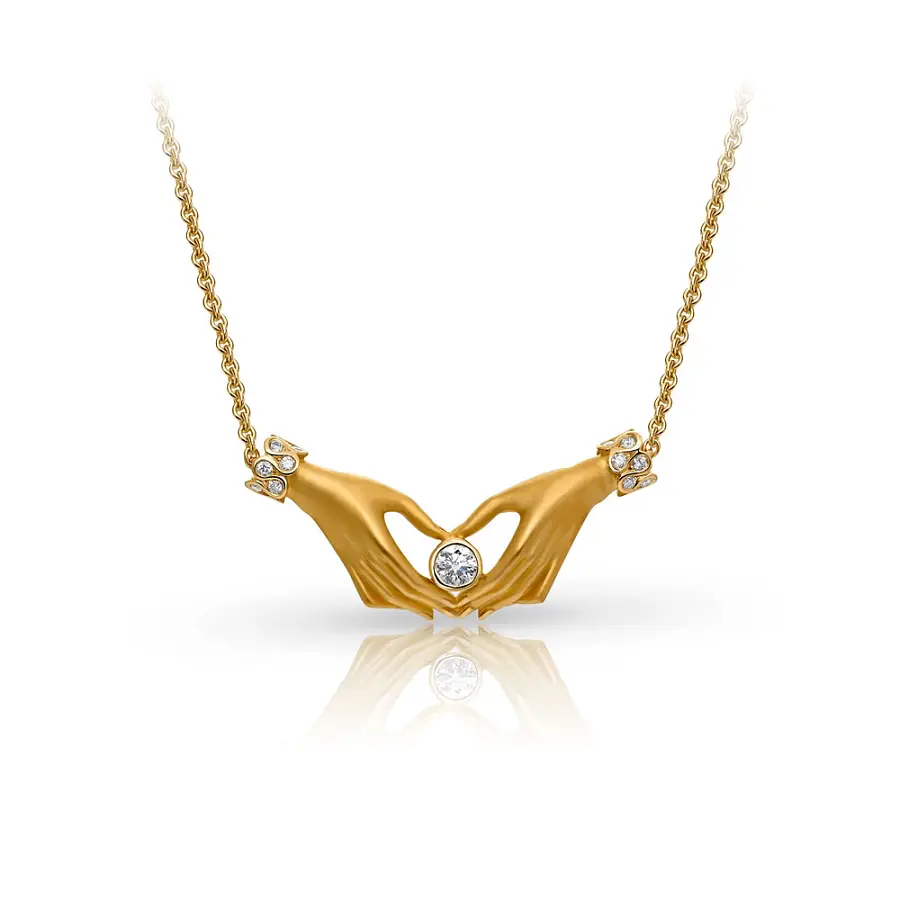 Gold Necklace Carrera y Carrera Bonadea Maxi