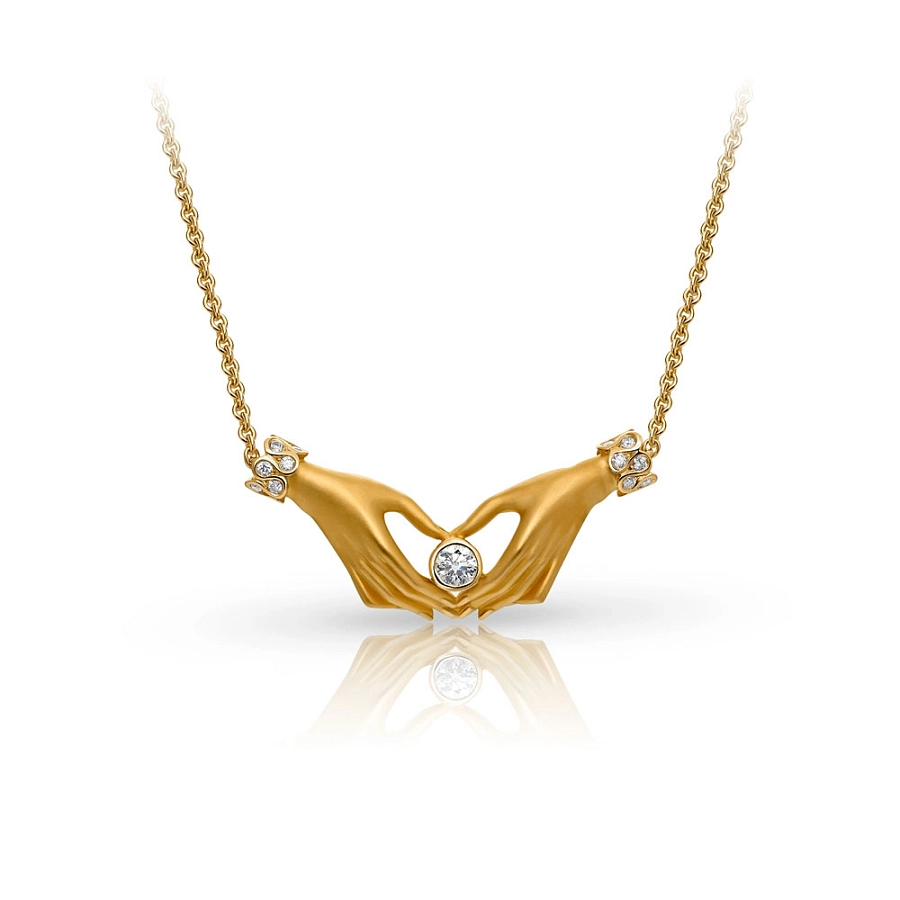 Gold Necklace Carrera y Carrera Bonadea Maxi