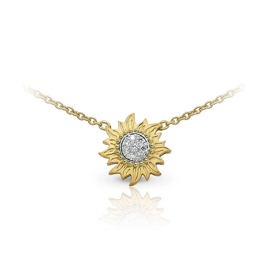 Gold Necklace Carrera y Carrera Sol y Sombra