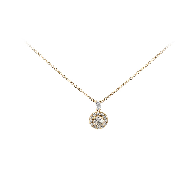 Gold Necklace Diamonds