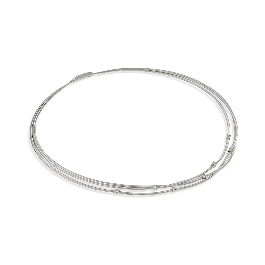 Gold Necklace Marco Bicego Goa CG617 B W 01