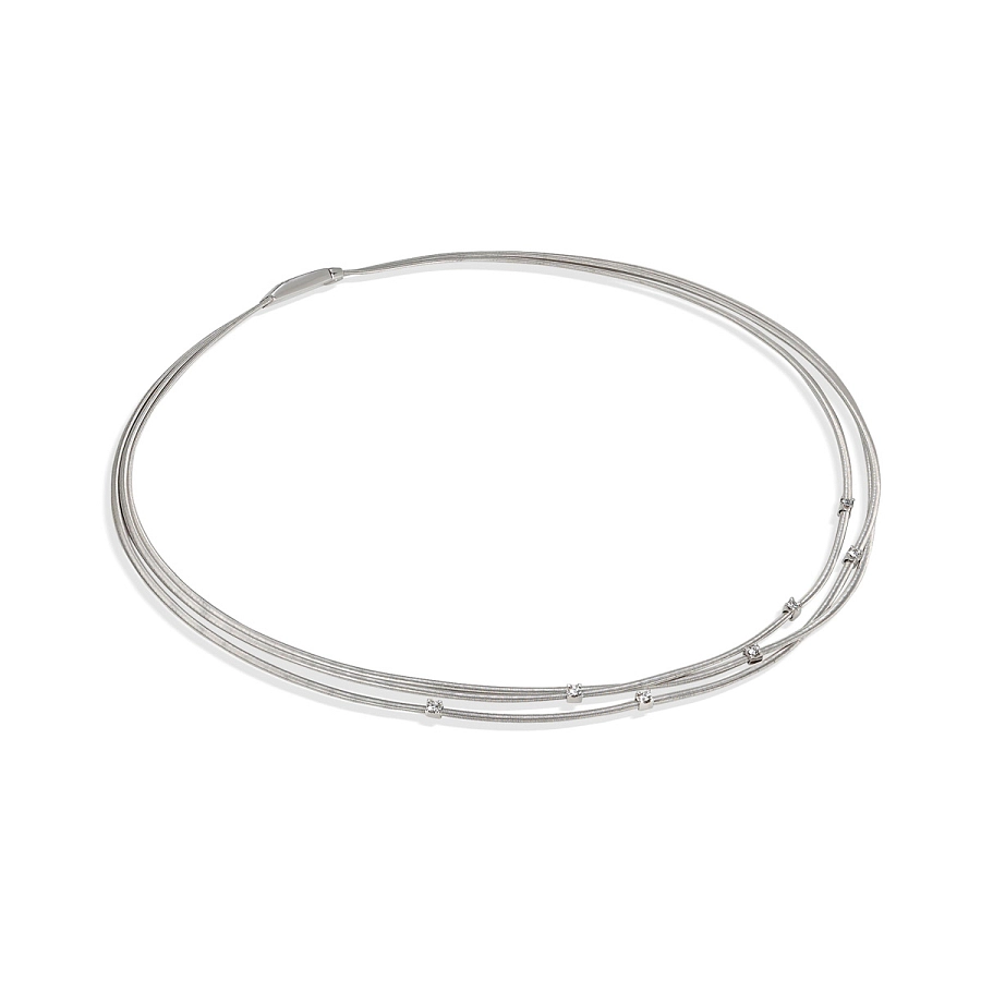 Gold Necklace Marco Bicego Goa CG617 B W 01