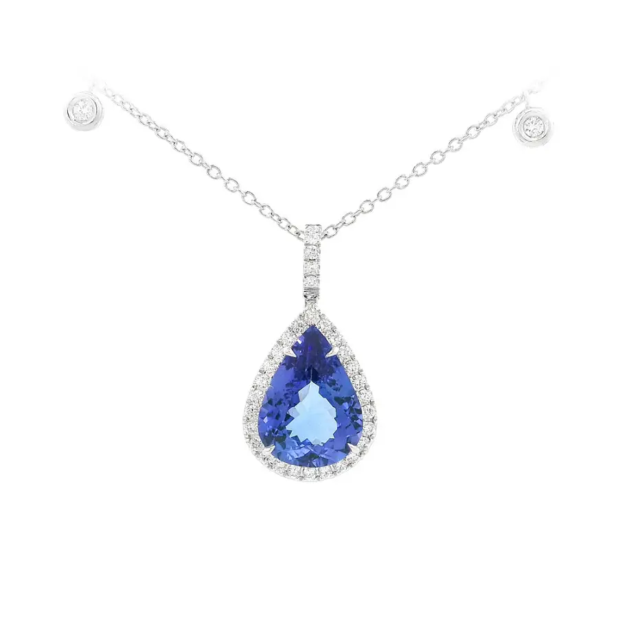 Elegant Combination of Tanzanite and Diamonds in a Unique Design