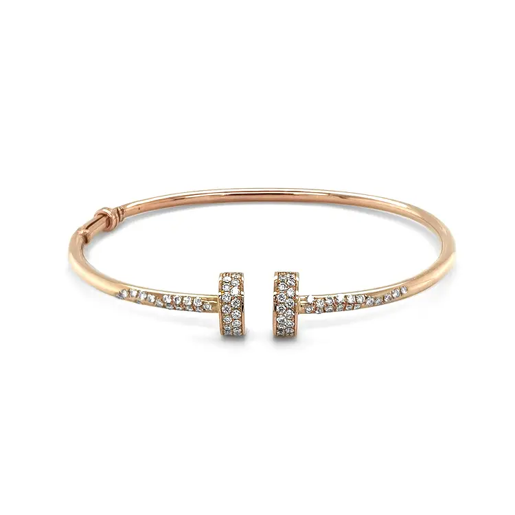 Gold Bracelet with Diamonds