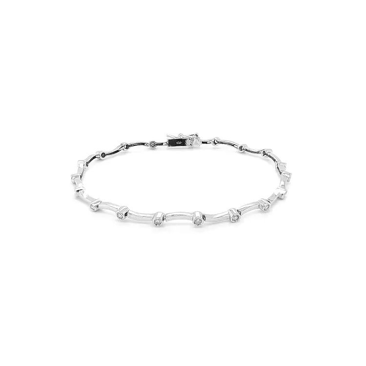 Gold Bracelet with Diamonds