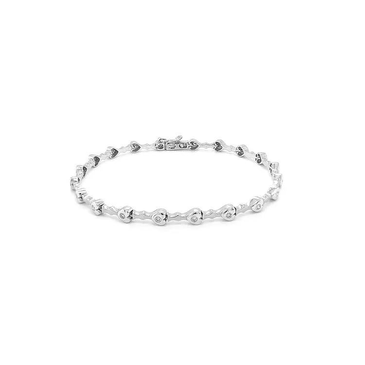 Gold Bracelet with Diamonds