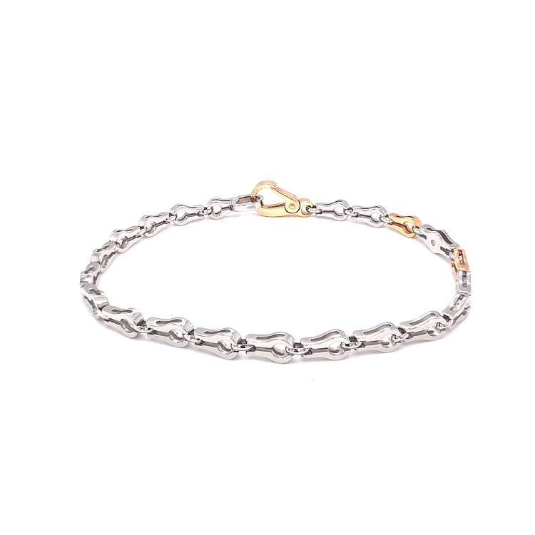 Gold Bracelet Zancan Eternity EB272RB