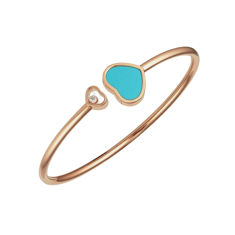 Gold Chopard Happy Heart Bracelet 857482-5402