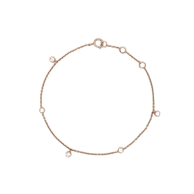 Gold Bracelet with Diamonds