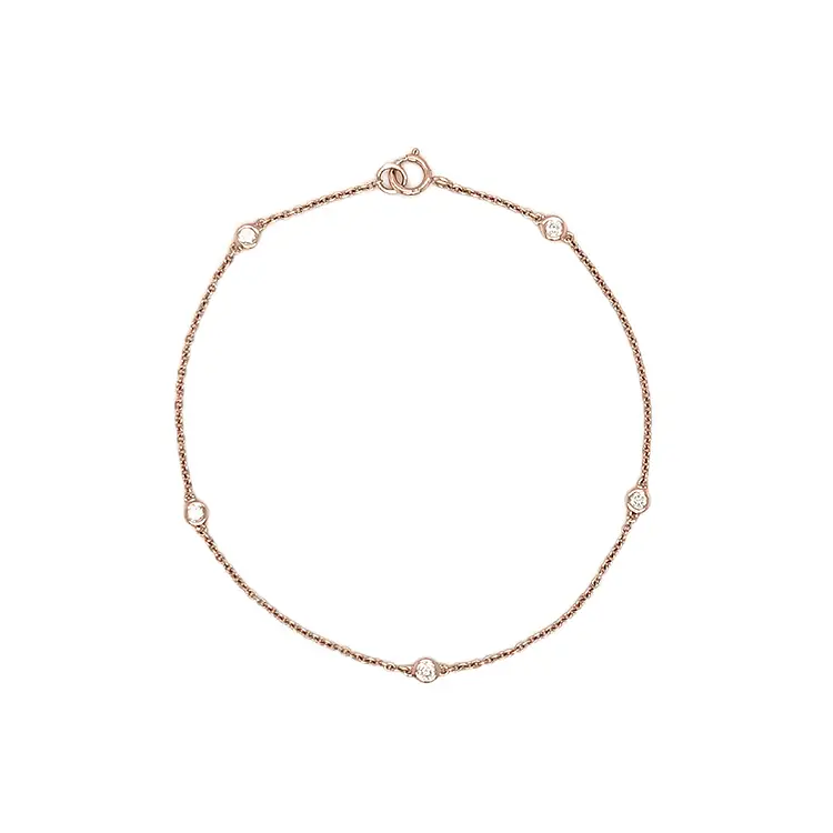 Gold Bracelet with Diamonds