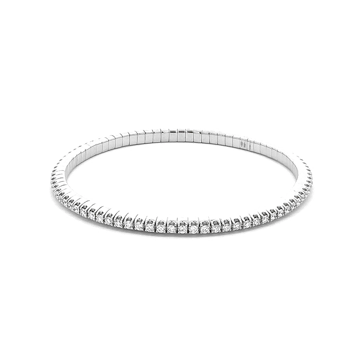 Gold Tennis Bracelet with Diamonds