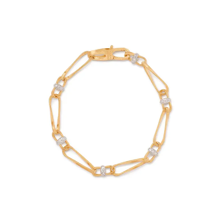 Gold Bracelet Marco Bicego Marrakech Onde BG844 B YW