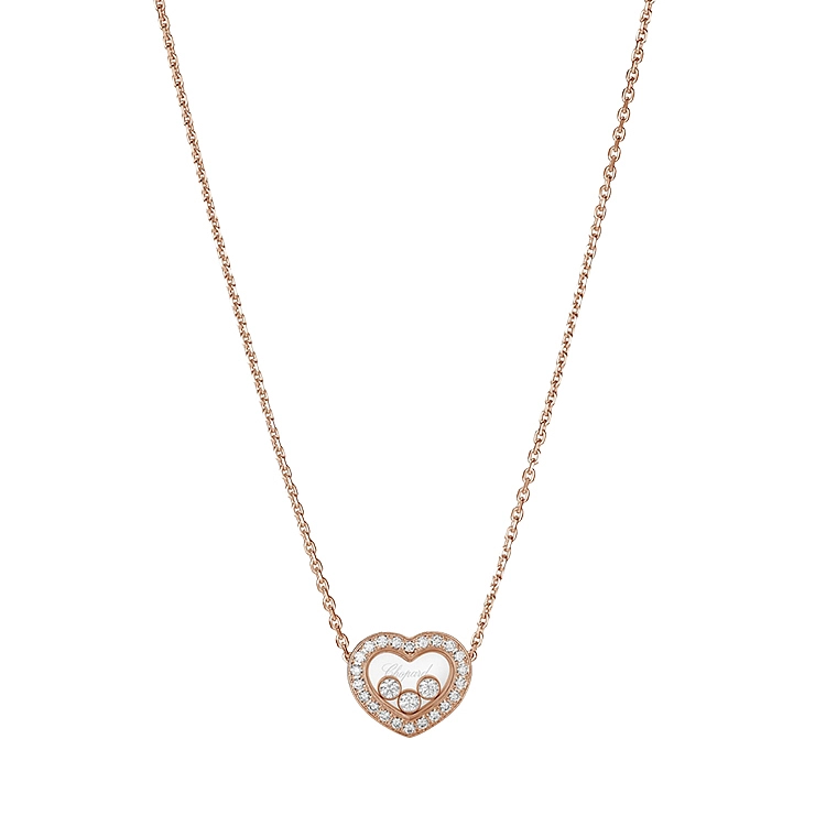 Gold Pendant Chopard Happy Diamonds 79A611-5201
