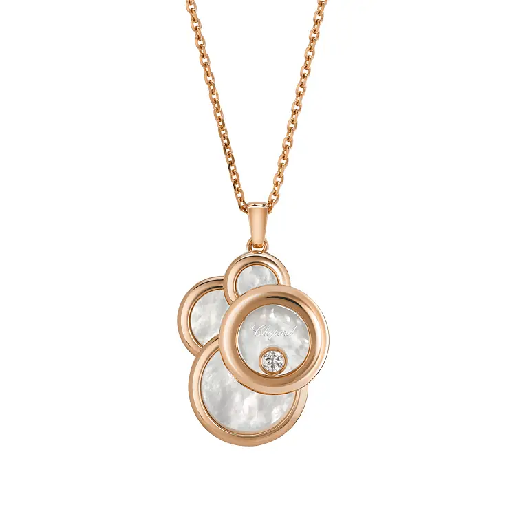 Gold Pendant Chopard Happy Diamonds 799888-5008