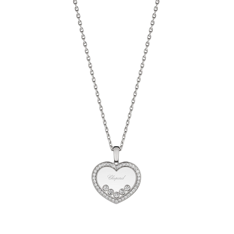 Gold Pendant Chopard Happy Diamonds 79A038-1201