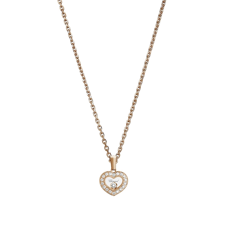 Gold Pendant Chopard Happy Diamonds 79A054-5201