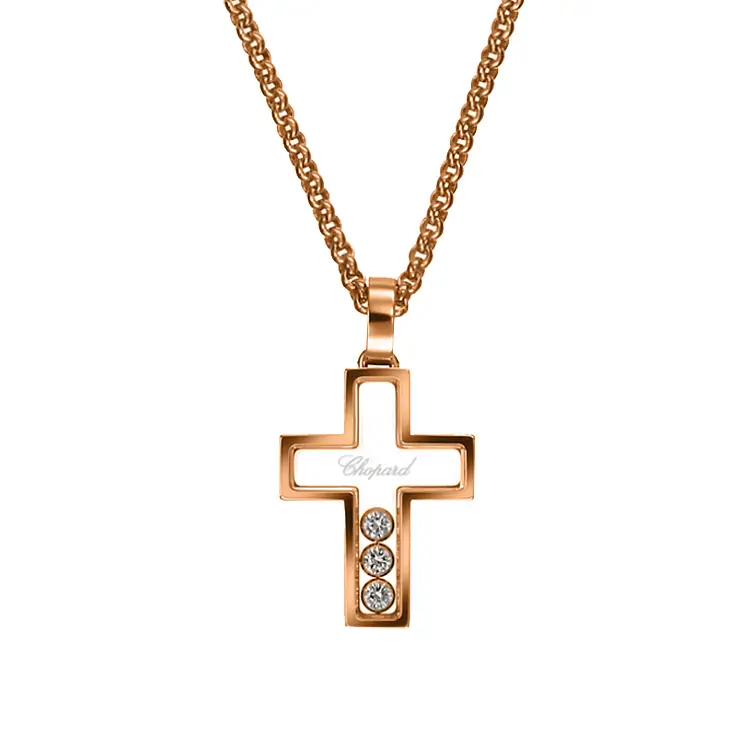 Gold Pendant Chopard Happy Diamonds 794009-5001